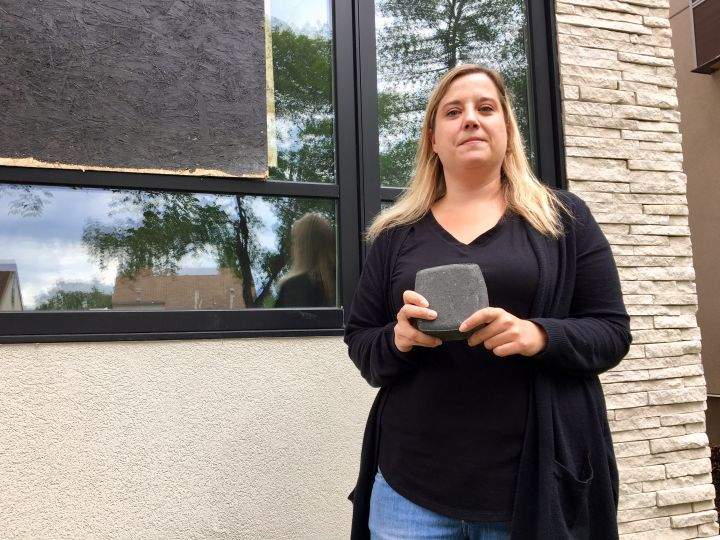 Mary Saretski said the home she lives in was targeted in the most recent round of vandalism in west Edmonton.