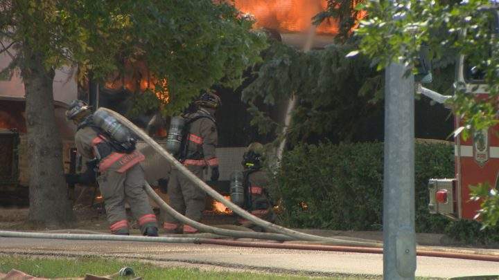 The cause of a fire that heavily damaged three homes in Saskatoon’s Montgomery Place neighbourhood was stain-soiled rags that spontaneously combusted.