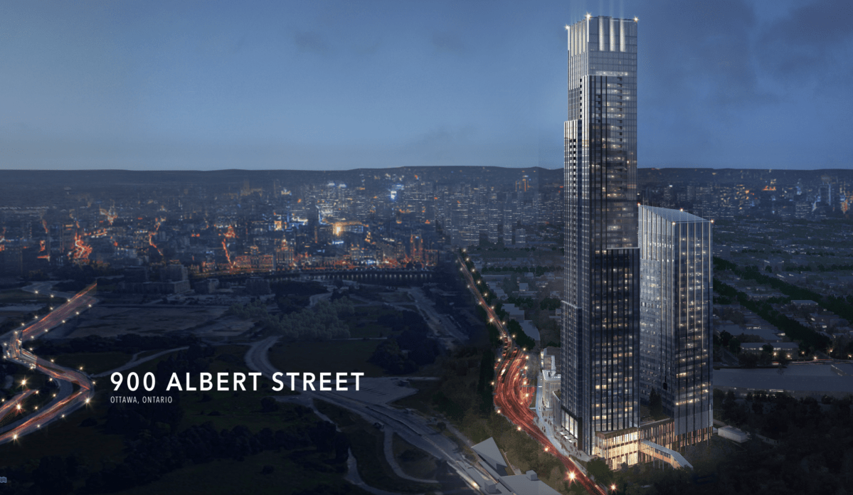 Proposed design for 900 Albert St., in Ottawa.