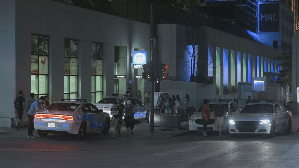Place-des-Arts metro station was closed late Tuesday night as Montreal police investigated an attack. Wednesday, July 11, 2018.