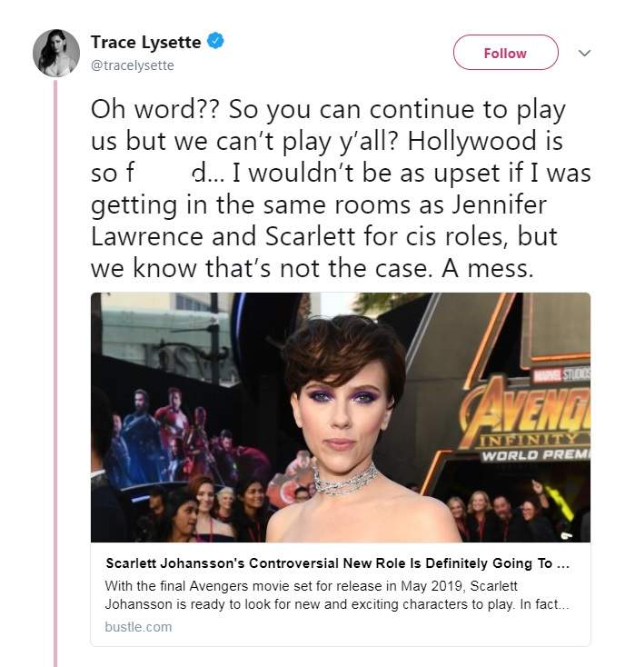 Scarlett Johansson drops out of transgender role in movie amid backlash - image