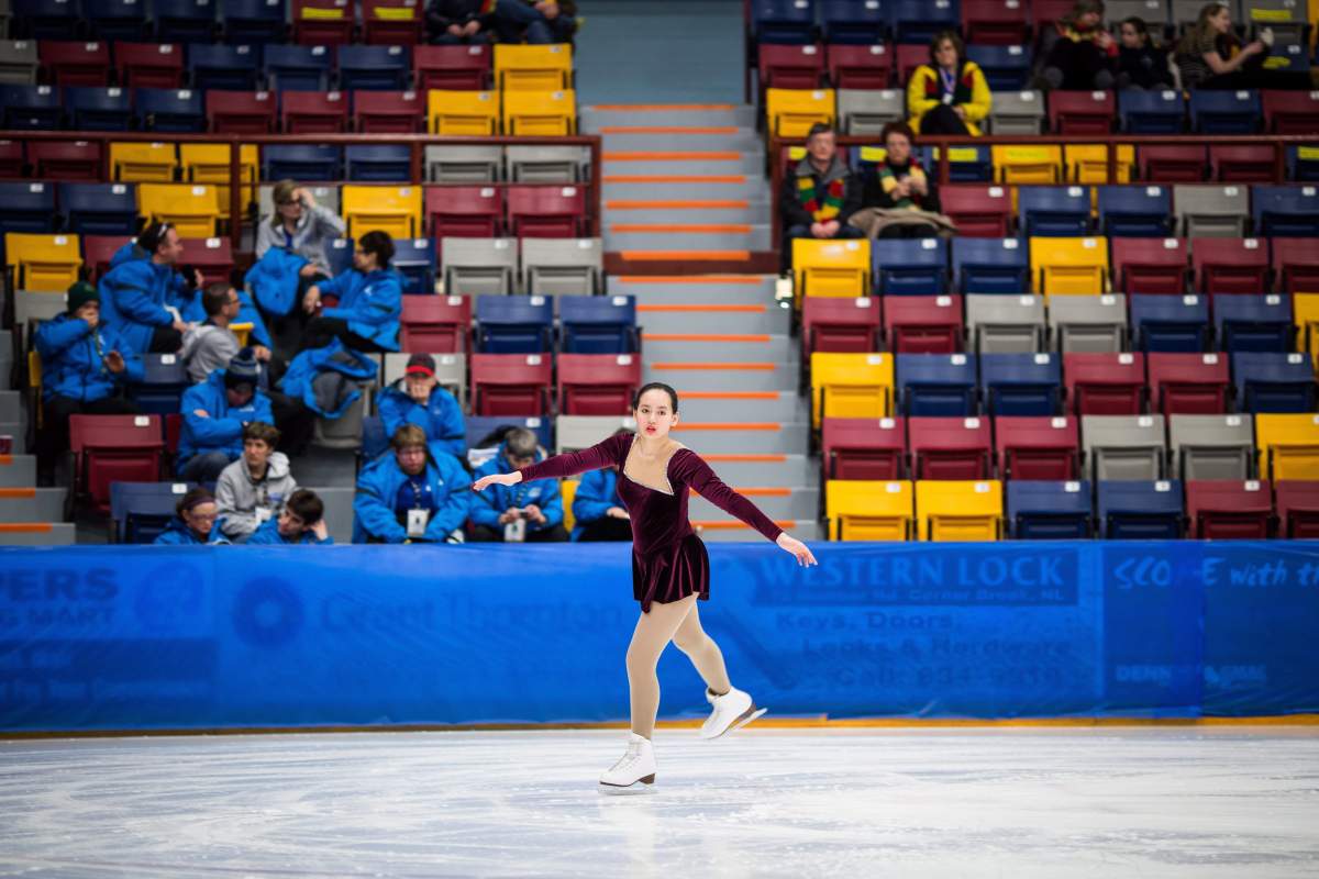 Canadian Special Olympics figure skater Katie Xu is shown in a handout photo.