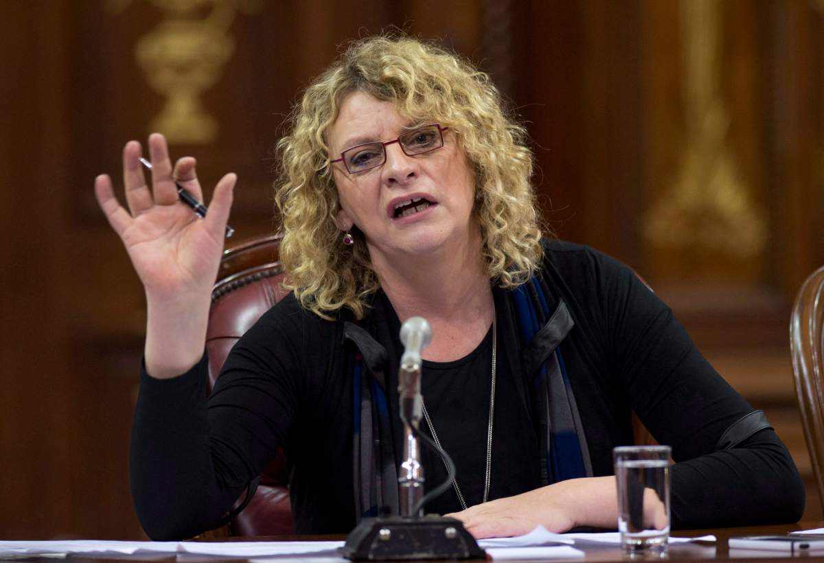 Michelle Blanc claimed a Quebec blogger Xavier Camus "liked little girls who are 15 years old.".