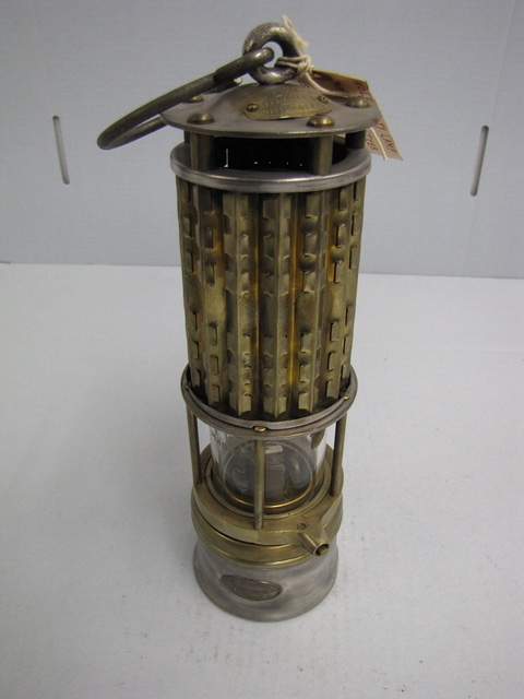 A 1900s-era coal miners lamp that was removed from a historic site in Banff National Park.