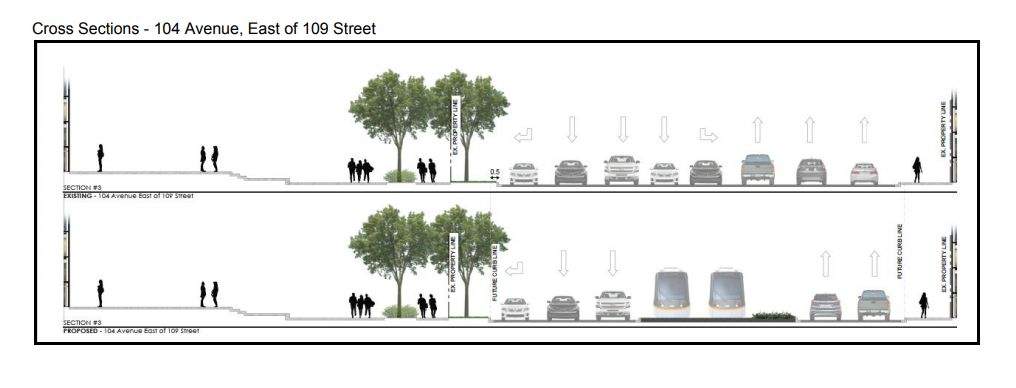 Valley Line LRT could remove left-turn lane at busy downtown Edmonton intersection - image