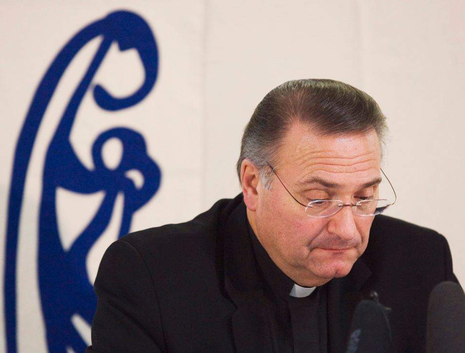 FILE - Archbishop Anthony Mancini on Thursday, Oct. 1, 2009.