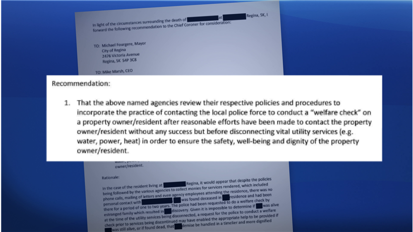 The recommendation put forward by Victoria McGinley in her coroner’s report.