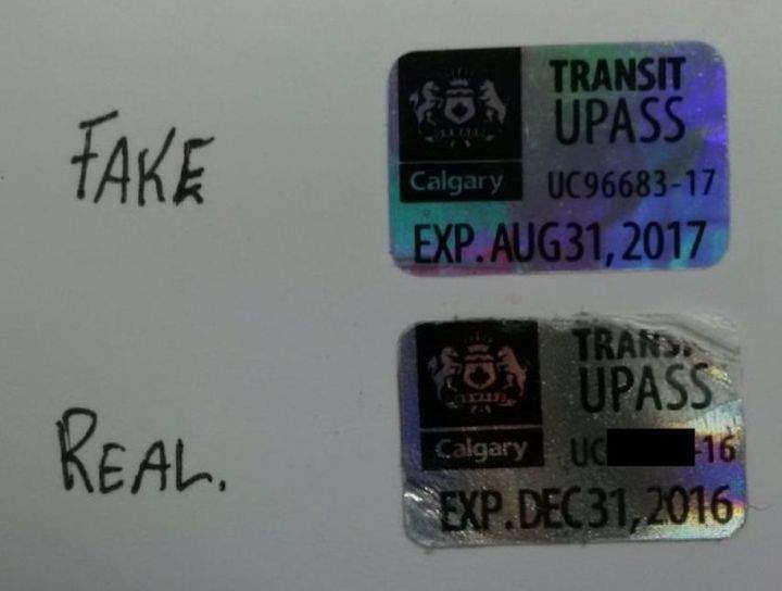 Calgary police have charged a man with trafficking fake Calgary transit passes.