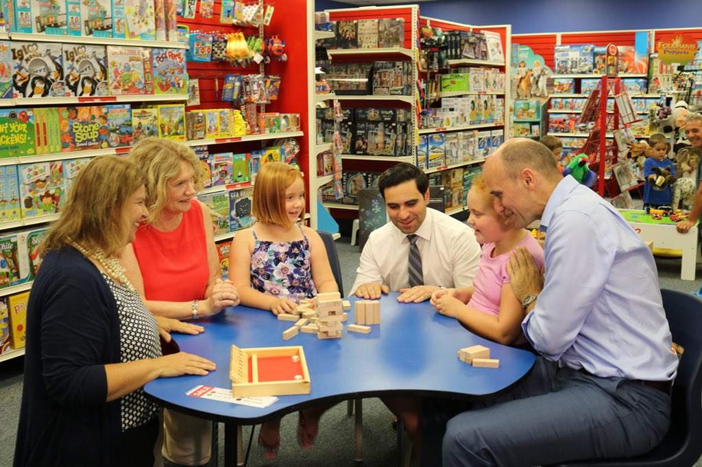 London North Centre MP Peter Fragiskatos, and federal minister Jean-Yves Duclos, spent time with children, parents, and local dignitaries at Scholar's Choice London East.