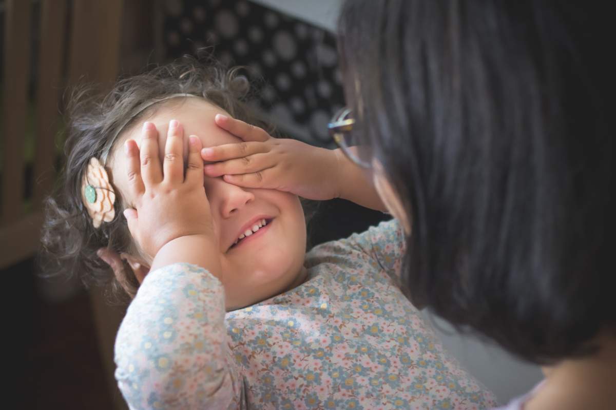 A new study measured babies' responses to games such as 'peek-a-boo' and the 'incy-wincy spider.'.