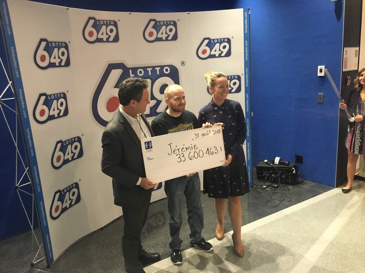 A 23 year old from Bas-Saint-Laurent has become a multi-millionaire, literally overnight.

Jérémie Gagnon is the winner of a $33 million dollar 6/49 jackpot. .
