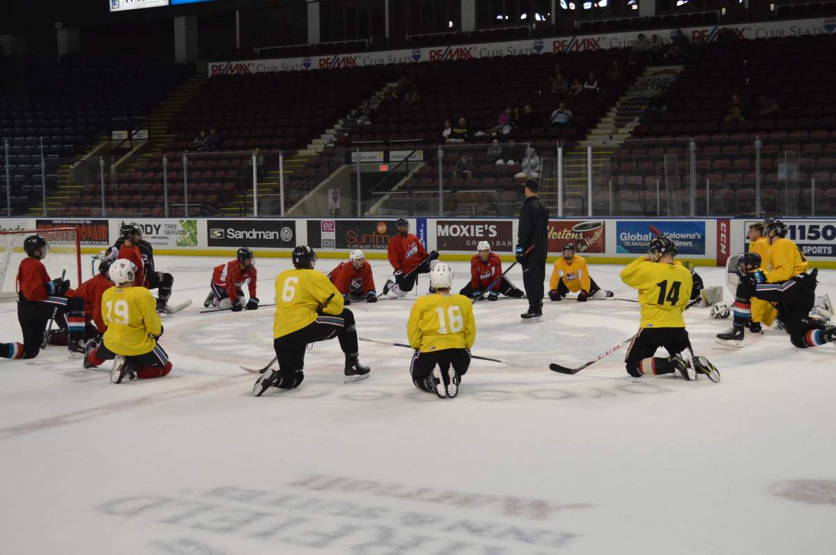 The Kelowna Rockets held the first two days of their main training camp over the weekend. 