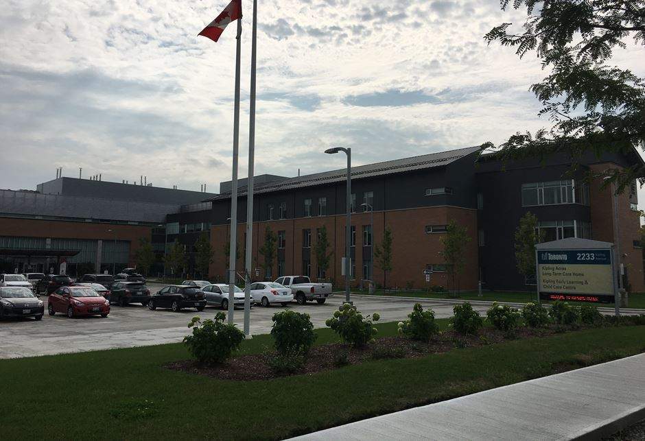 Kipling Acres Long-Term Care Home, in Etobicoke, Ont.
