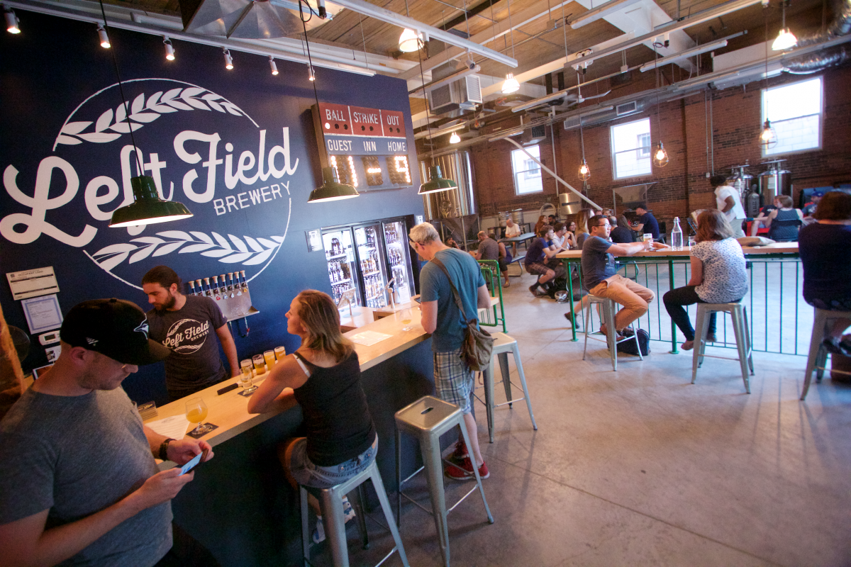 Left Field Brewery was established in Toronto in April of 2013 by husband-and-wife duo Mark and Mandie Murphy.