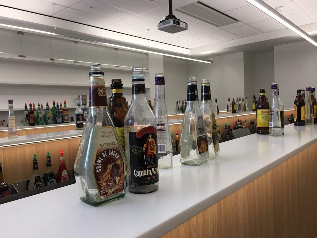 A mixology room, where students will learn all aspects of beverage service. (Including bartending personality, and how to make more tips.).