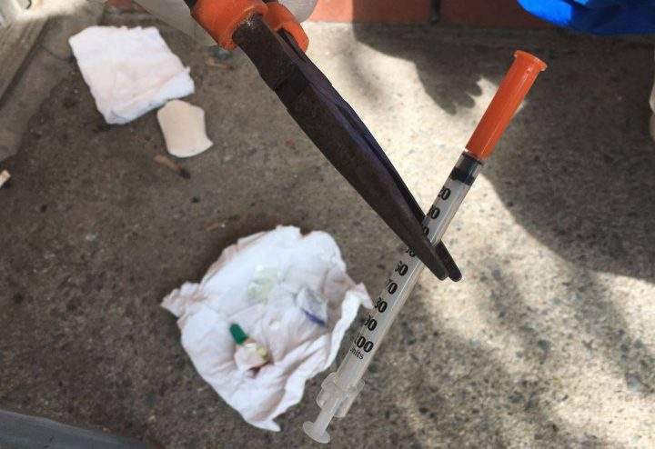First responders facing dangers from discarded needles - image