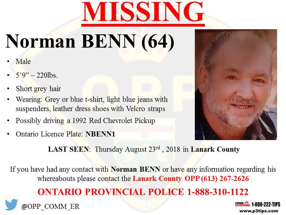 Missing Lanark County Man - image
