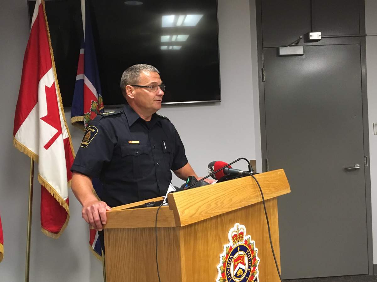 London police Chief John Pare.