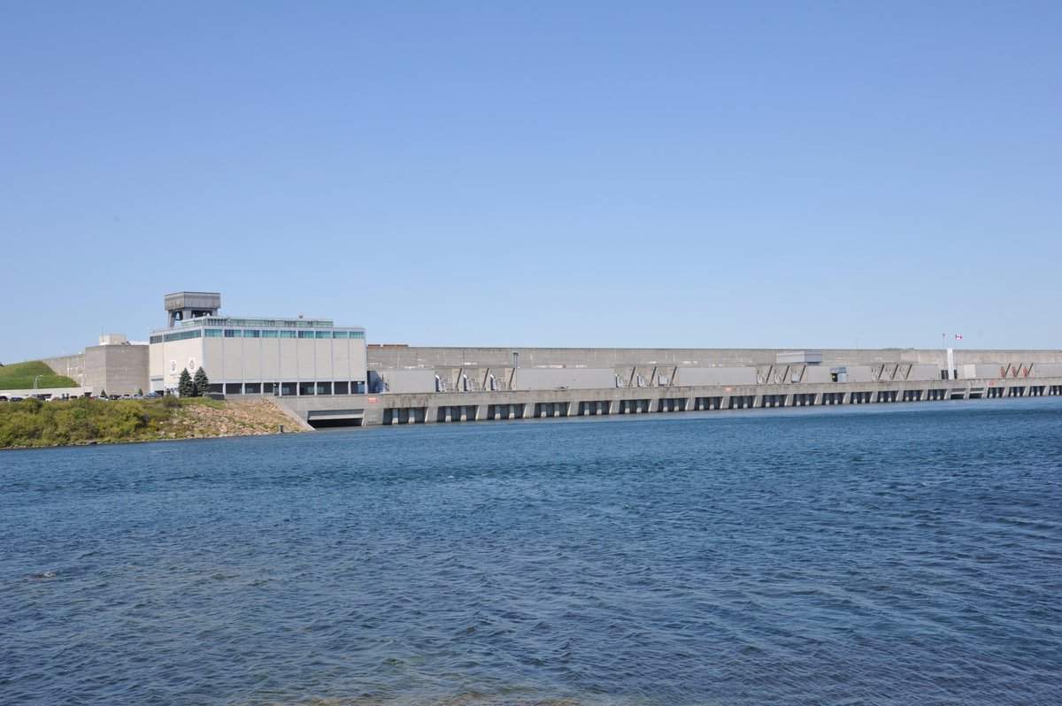 The St. Lawrence-FDR Power Project on the Canadian-American border celebrated its 60th anniversary this year on Sunday. 