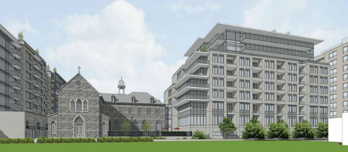 Ashcroft Homes wants to demolish the former convent's west and south wings to make way for a nine-storey residential and commercial addition. The Ottawa developer said it would also restore many of the convent's key historic features.