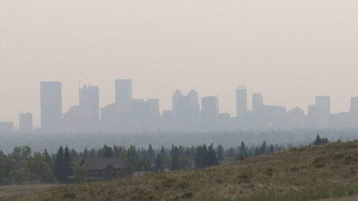 Calgary’s air quality hit max levels Aug. 7, 2018, presenting a high health risk.