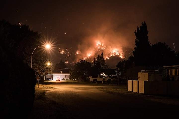 Snowy Mountain wildfire flares up, causes concern - image