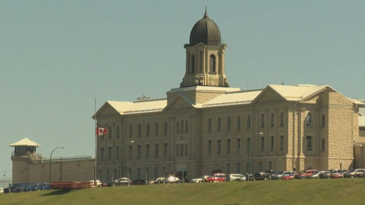 FILE - Stony Mountain Institution.