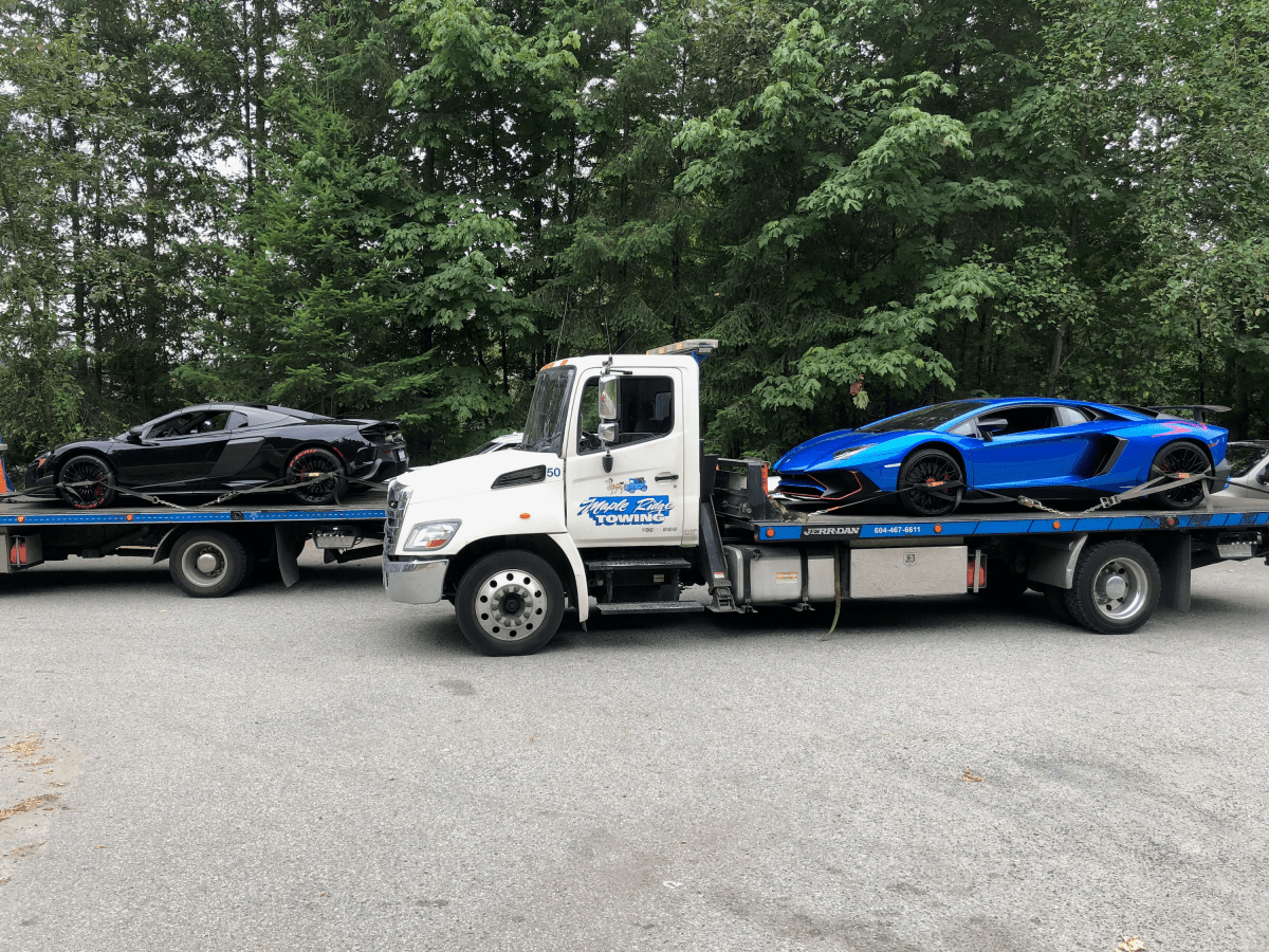 A 2017 Lamborghini Aventador a 2016 McLaren 675H were impounded Thursday by Ridge Meadows RCMP for excessive speeding.
