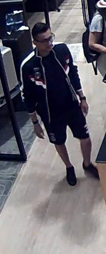 Transit Police are looking for suspect Auras Raducanu in connection to distraction thefts.
