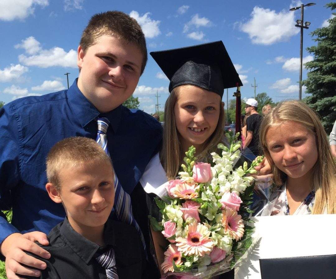 Four of Tammy Rosko’s children.