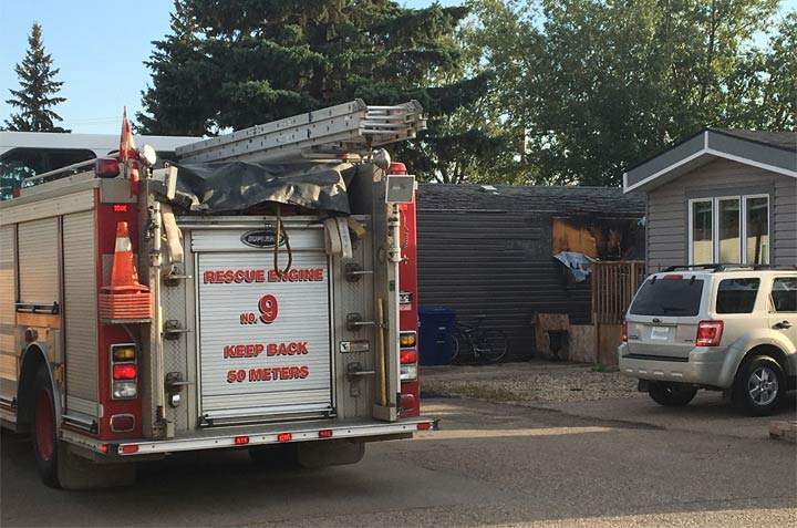 Unattended cooking was the cause of a blaze at a mobile home, according to the Saskatoon Fire Department.