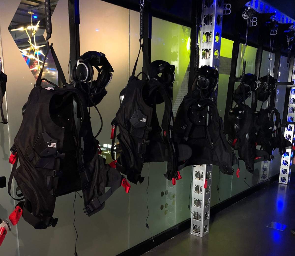The virtual reality gear participants wear when going into The Void.