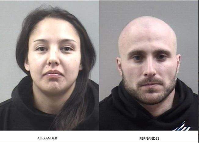 28 year old Lindsay Alexander (left), 31 year old Jason Fernandes (right).