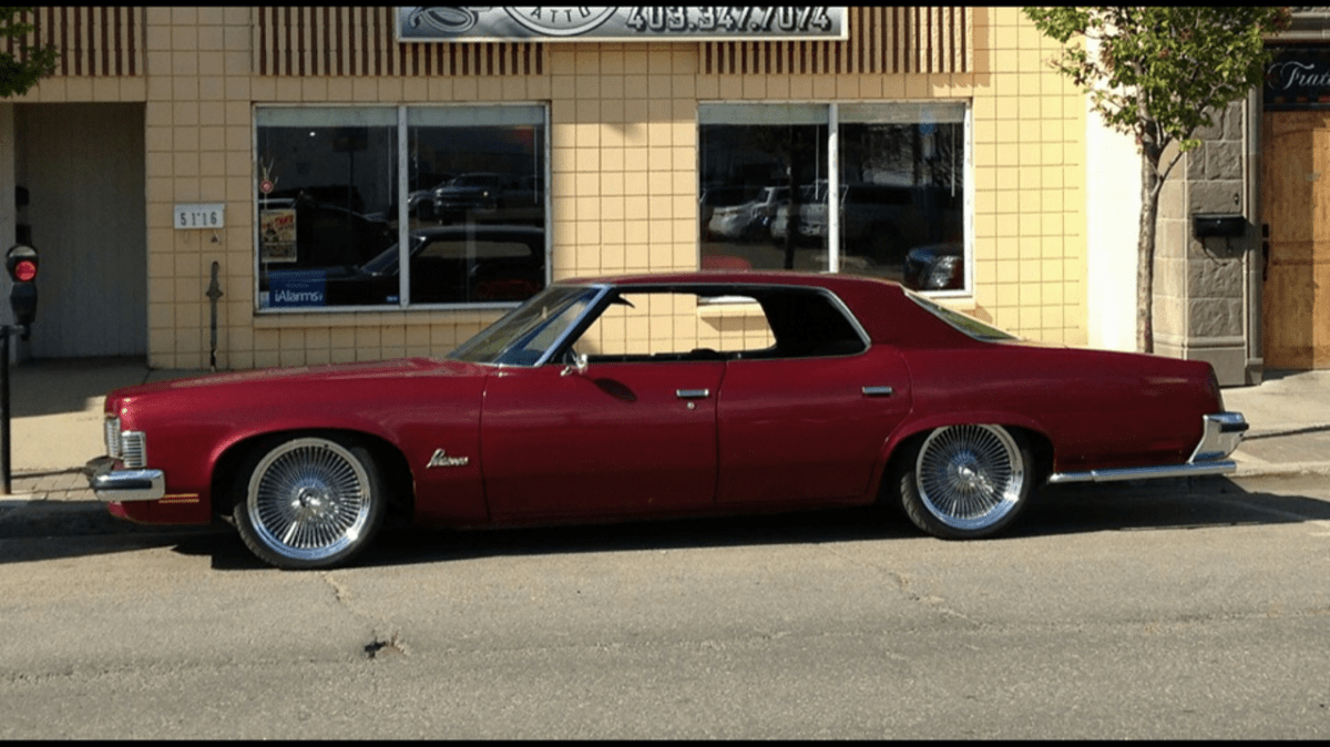 The vintage car auctioned off in Red Deer to support Brent and Nicole Keryluke’s children.