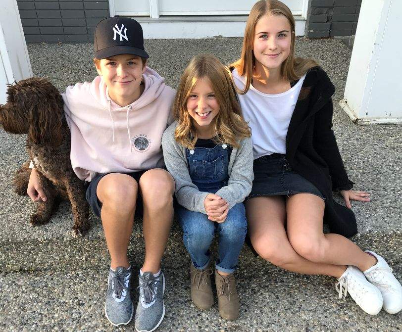 Lucas Perry and his family.