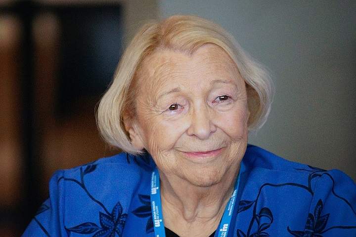 Former PQ cabinet minister in the Levesque government Lise Payette at a conference at the Institut du Nouveau Monde in Laval, Que., August 15, 2015.  Payette passed away at the age of 87 on Wednesday, Sept. 5, 2018.