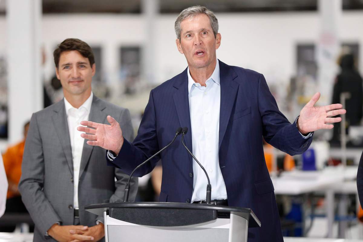 Prime Minister Justin Trudeau and Manitoba Premier Brian Pallister.