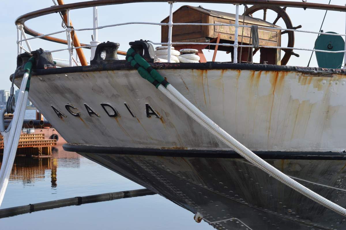 CSS Acadia, known as "Halifax's Grand Old Lady", has been left to rust away in the Halifax Harbour as much needed repair and maintenance work has been delayed over a lack of funding,.