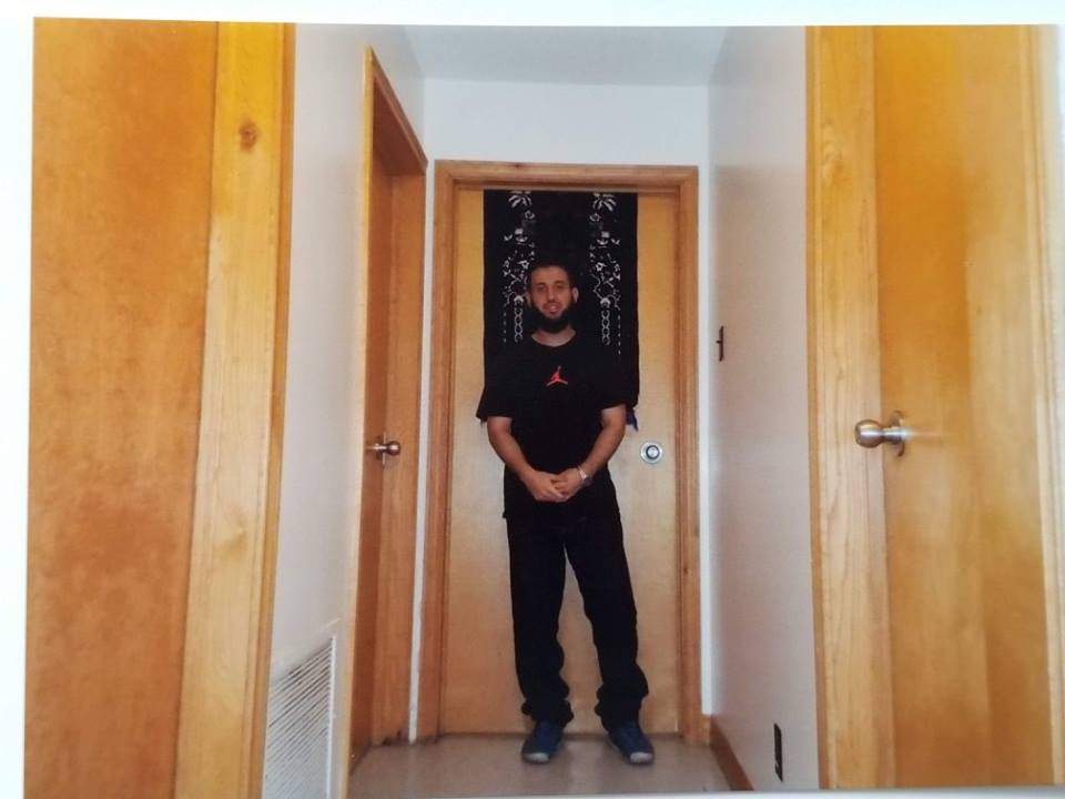 Convicted terrorist leader Zakaria Amara is seen in a prison photo posted on Facebook.