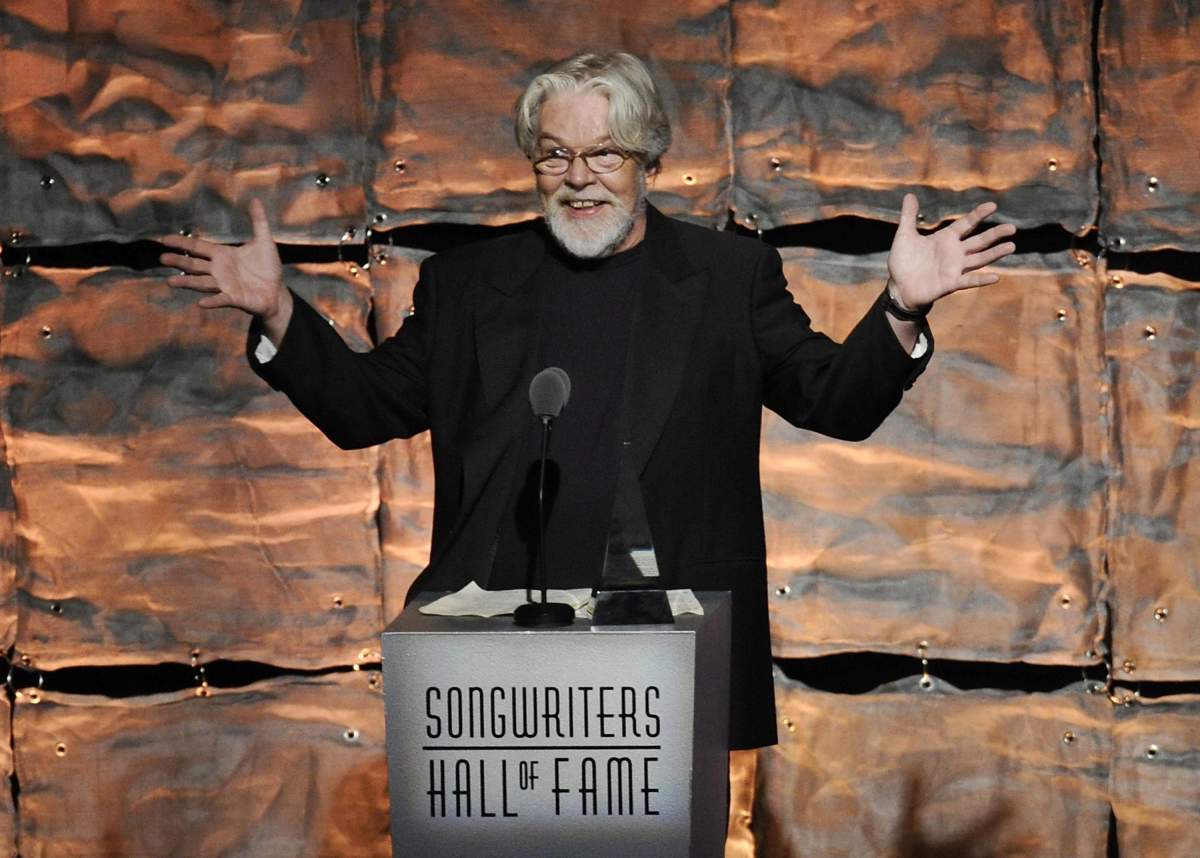 Bob Seger speaks at the Songwriters Hall of Fame induction and awards gala at the Marriott Marquis Hotel, on June 14, 2012, in New York.