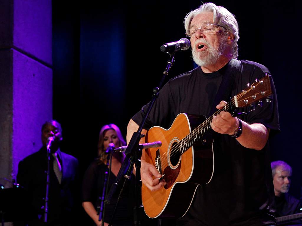 Bob Seger performing at the Country Music Hall of Fame Inductions in Nashville, Tennessee.