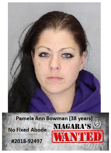 Wanted by Niagara Regional Police.