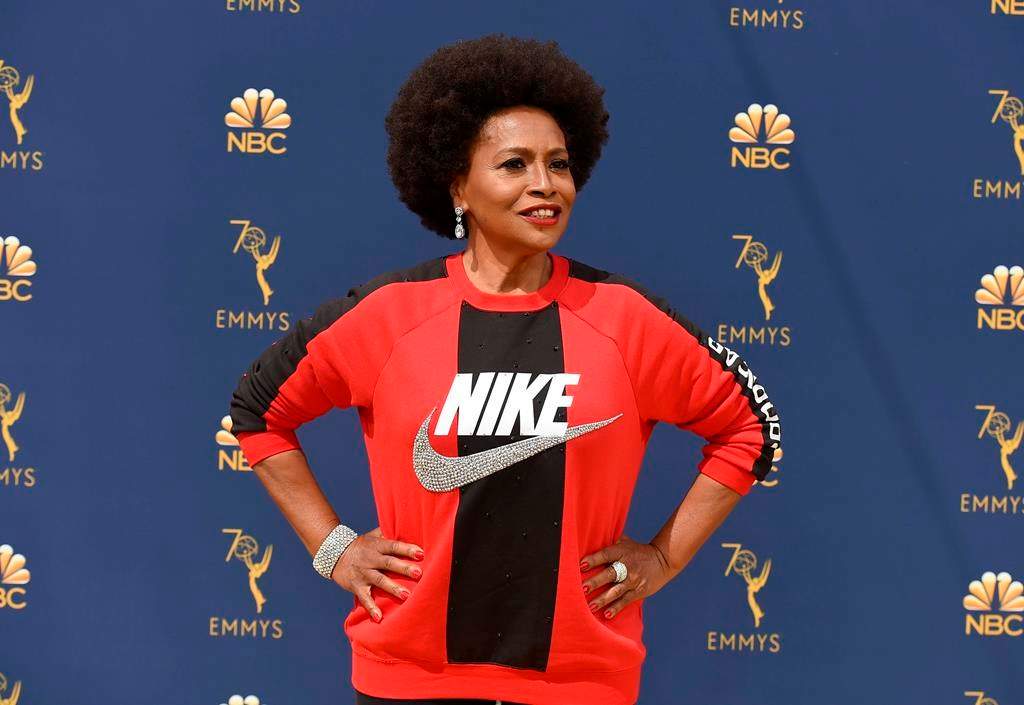 Jenifer Lewis arrives at the 70th Primetime Emmy Awards on Monday, Sept. 17, 2018, at the Microsoft Theater in Los Angeles. (Photo by Jordan Strauss/Invision/AP).