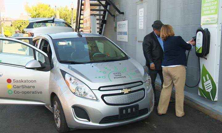 Saskatoon CarShare Co-operative now has a total of six vehicles, including four which are solar-powered.