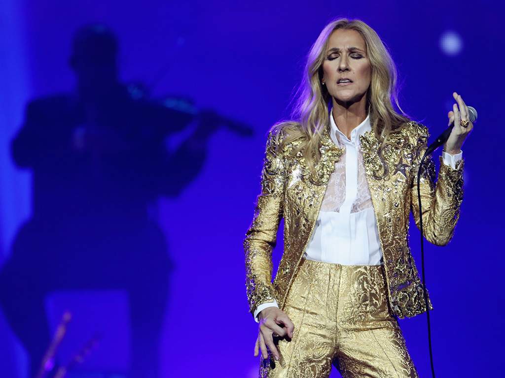 Celine Dion performs at Qudos Bank Arena on July 27, 2018, in Sydney, Australia. 