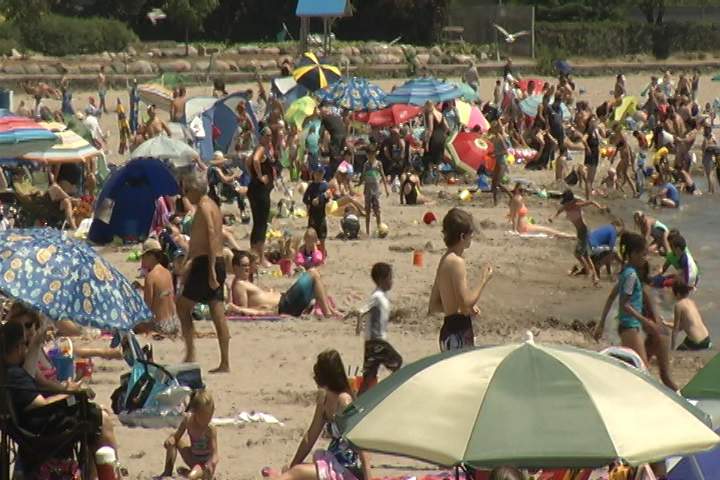 Victoria Park Beach is one of the major tourist attractions in the Town of Cobourg.