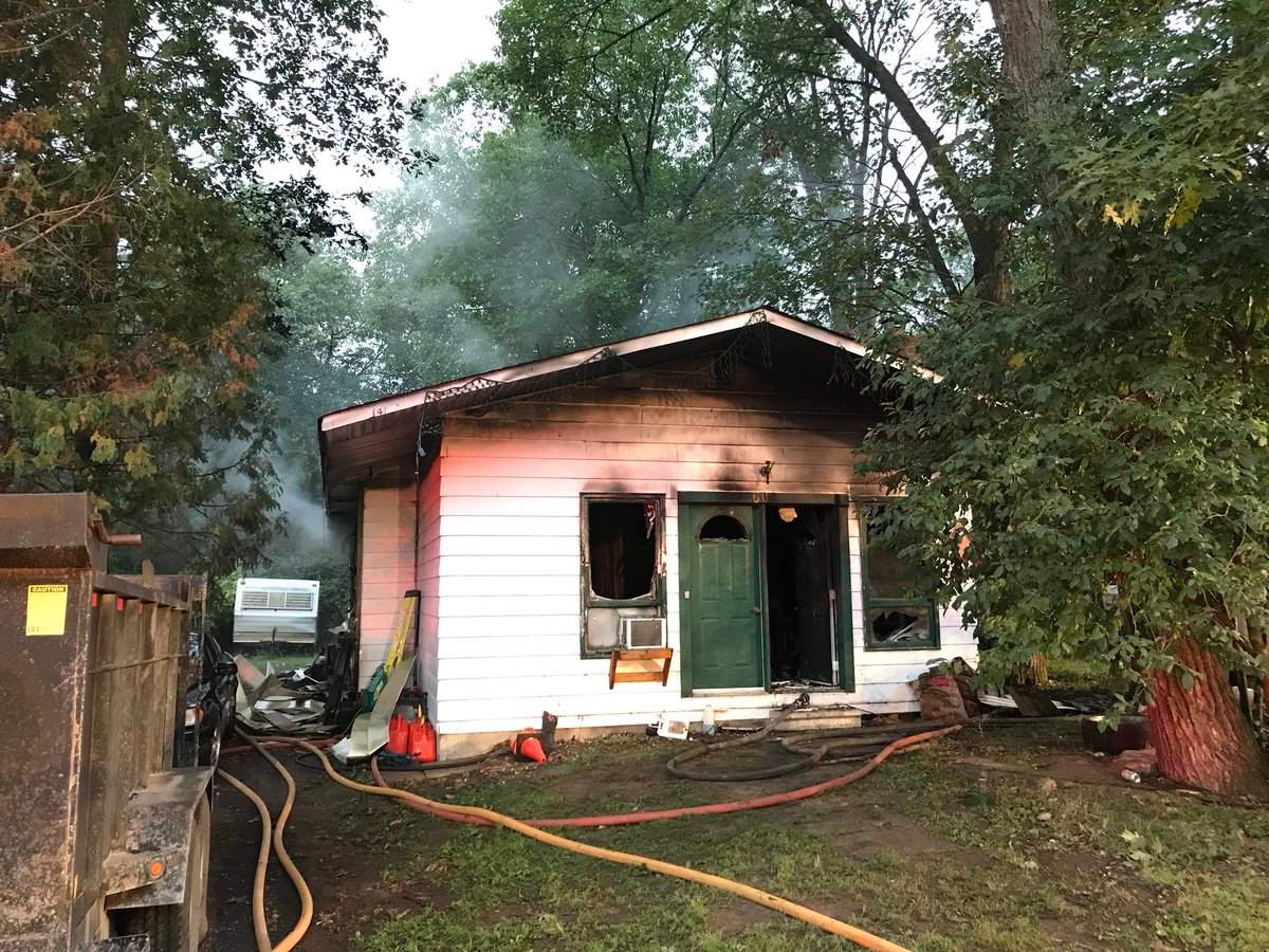 An early-morning fire in Constance Bay severely damaged a home on Wednesday and has left three people displaced.