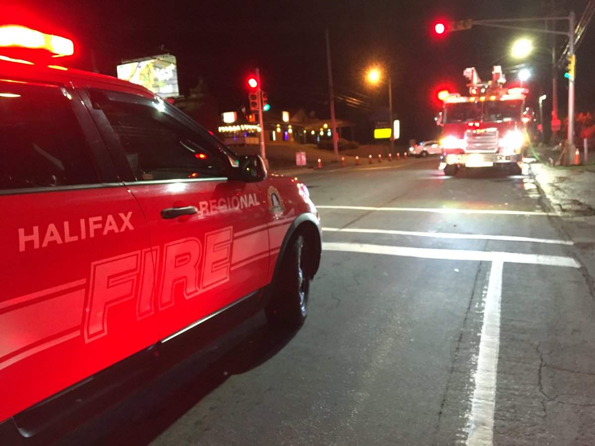 Fire crews and police responded to the early morning fire.