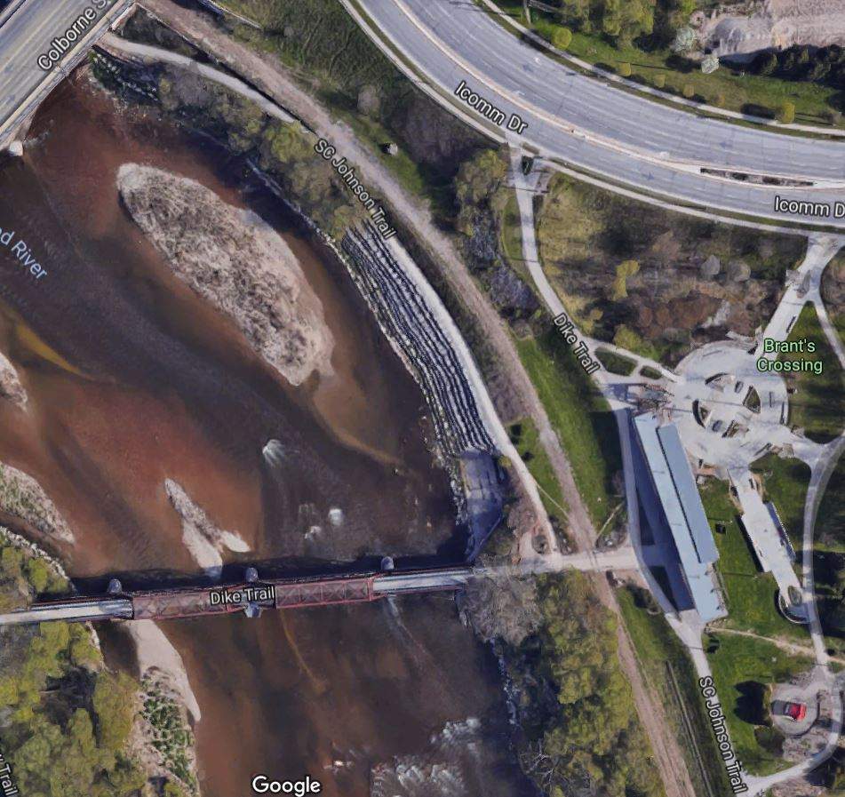 Police are investigating the sexual assault of a woman in Brantford on the trails by the Grand River near the Lorne Bridge
.