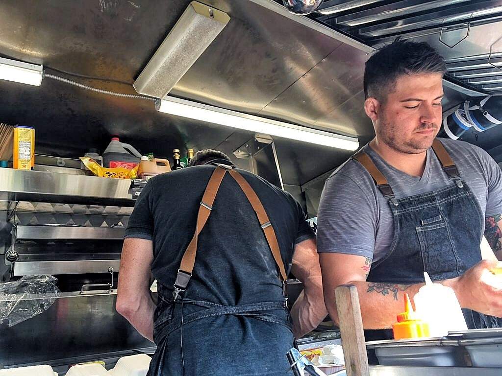 Brian Roy, is in recovery, working on the food truck
